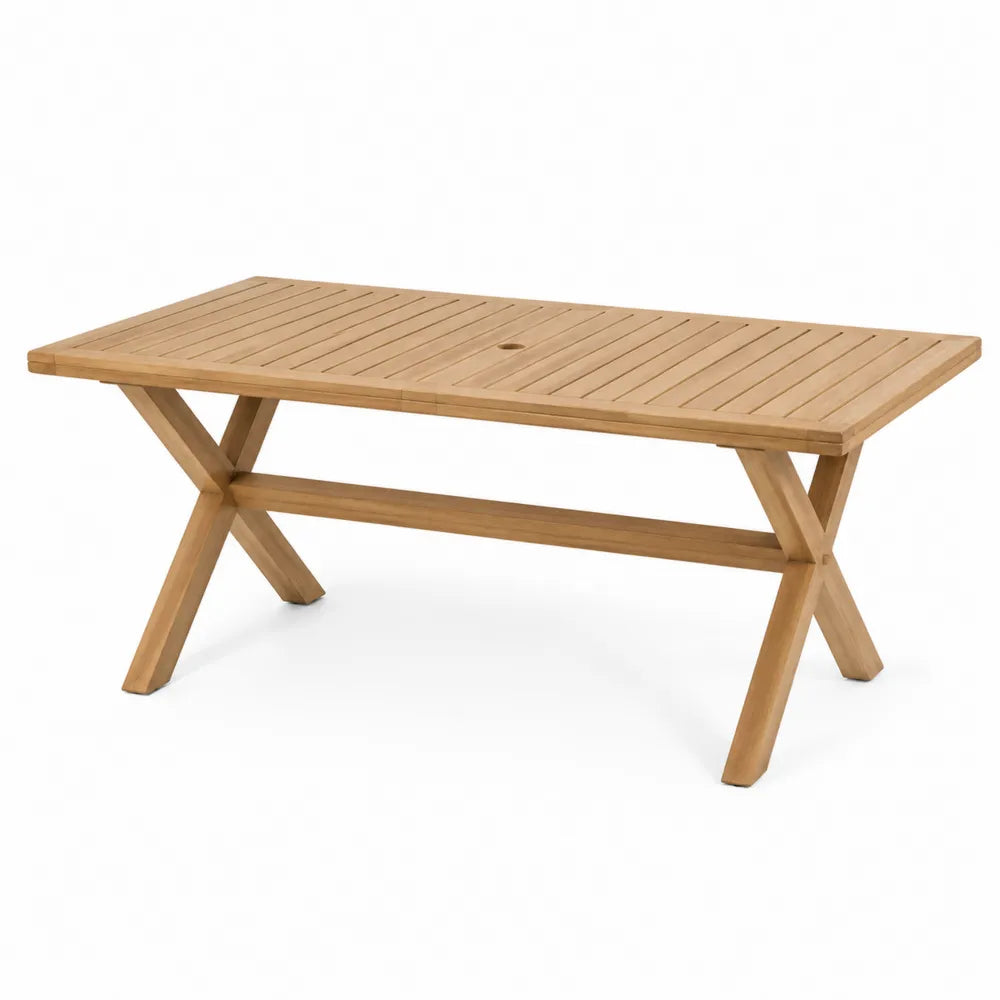 Stół ogrodowy prostokątny z drewna teak 200x100 cm